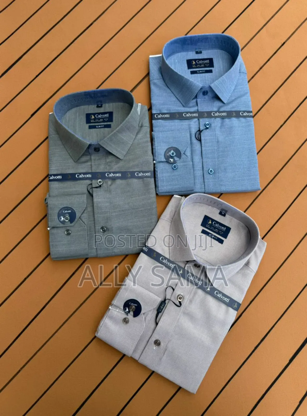 Men's Shirt New Brand Calvotti Material Cotton