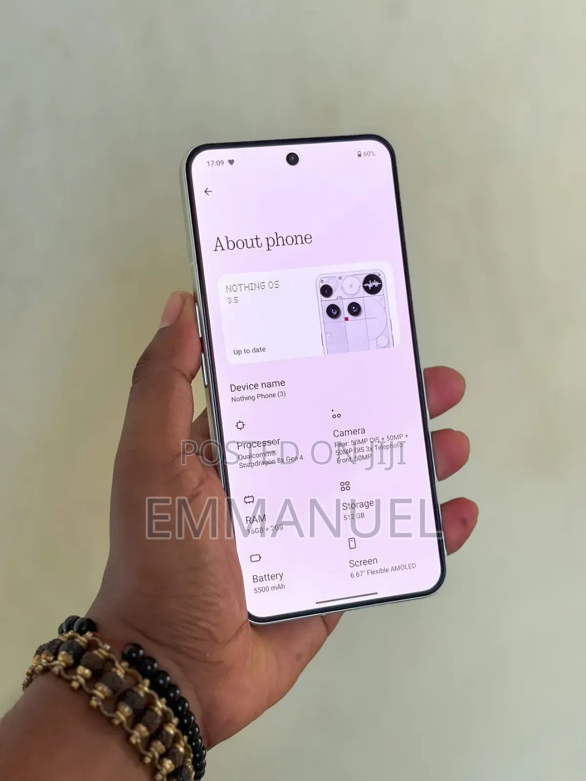 New Nothing Phone 3 256 GB White