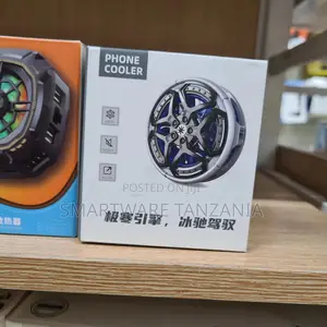 Phone Cooler Gaming Radiator Frost Silent Rgb Wheel Design Mobile