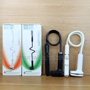 Hoco Hd4 Lazy Stand Gooseneck Phone Holder Flexible Arm Black White