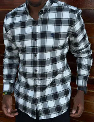 Black and White Draft Shirt