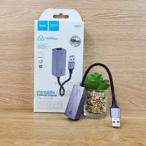Hoco Ua37 Usb Network Adapter For Wired Connection Gigabit Ethernet