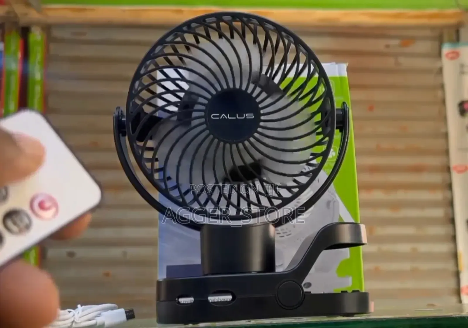 Calus Fan02 Rechargeable Fan (Remote Control, 4000mah Battery)