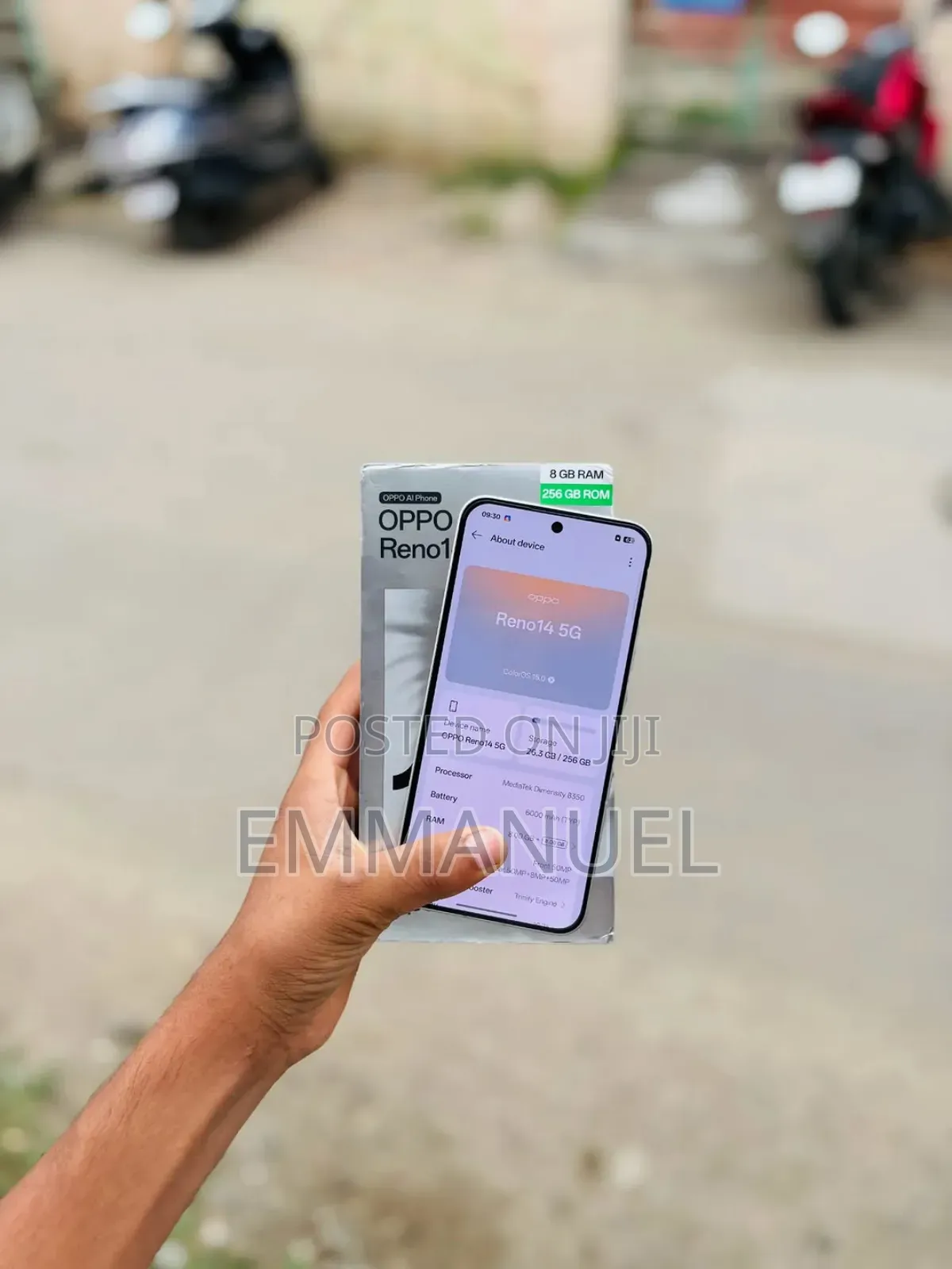 New Oppo Reno14 512 GB White