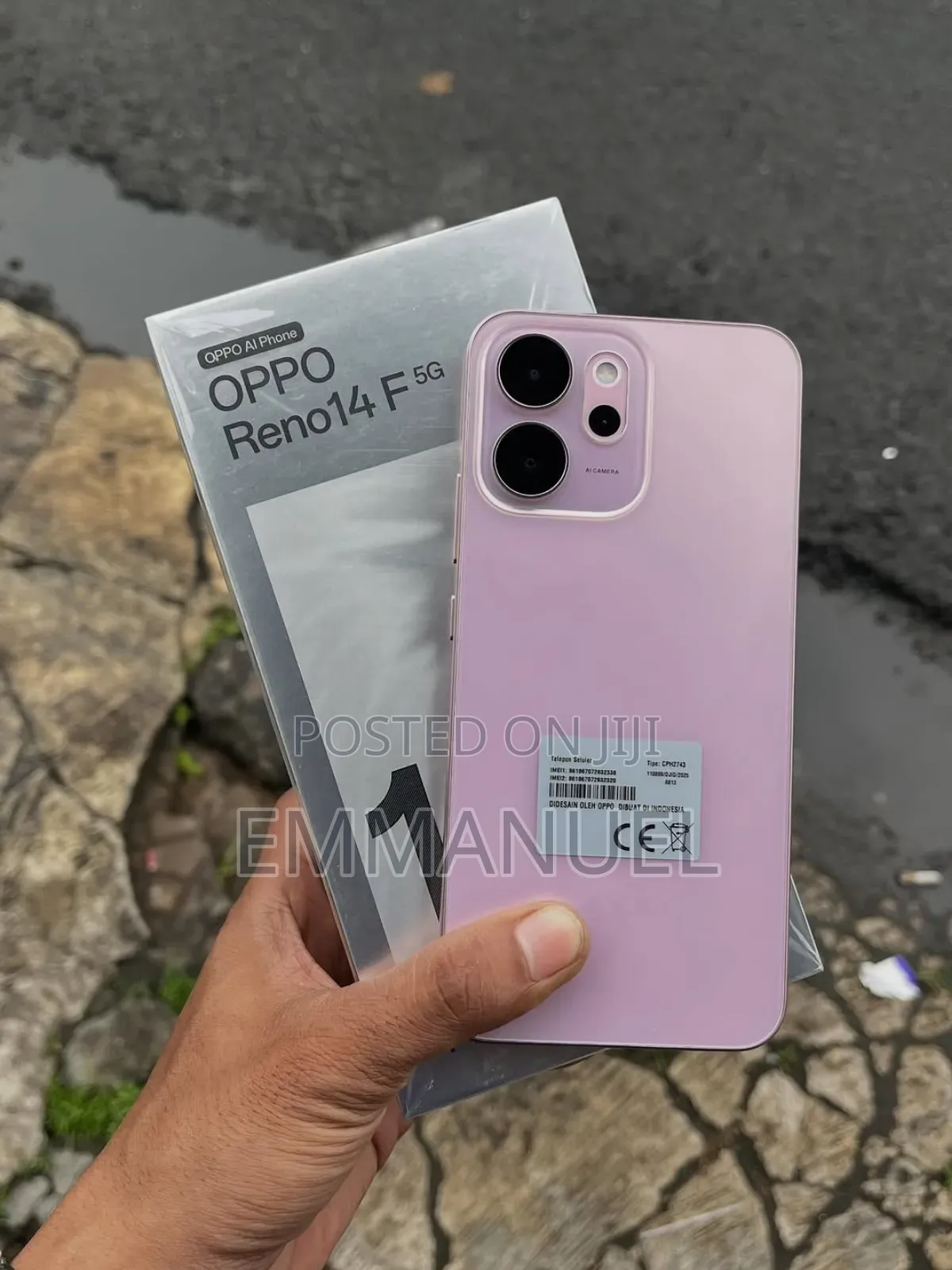 New Oppo Reno14 F 512 GB Purple