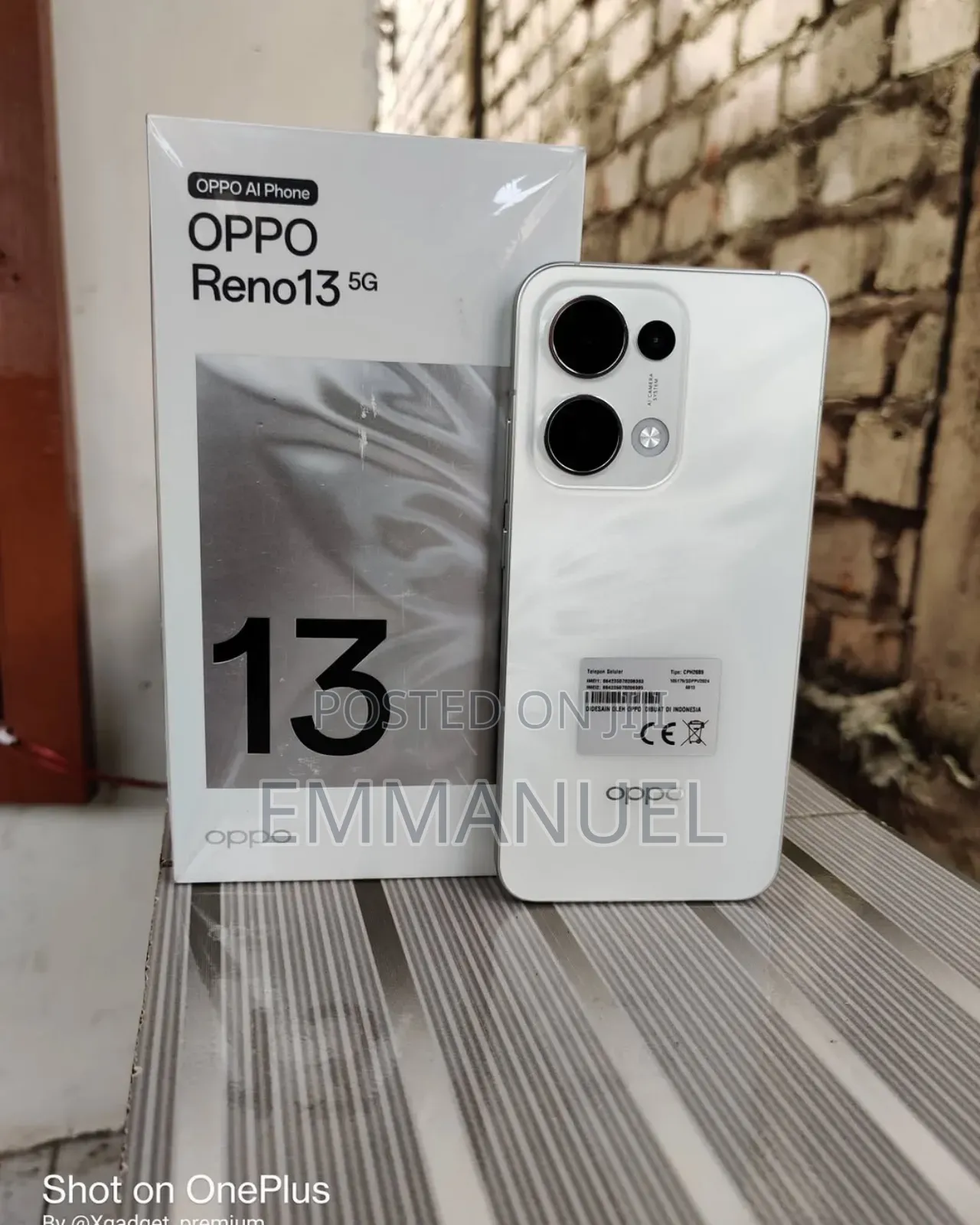New Oppo Reno13 5G 256 GB White