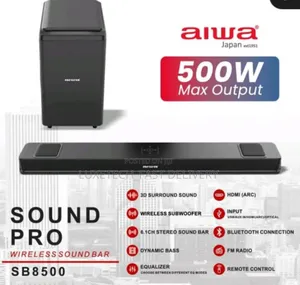 Aiwa Sound Pro Sb8500 Wireless Soundbar 500w