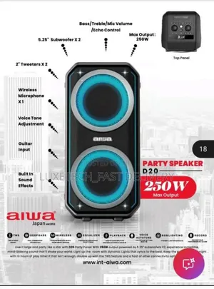 Aiwa 250w Party Speaker D20