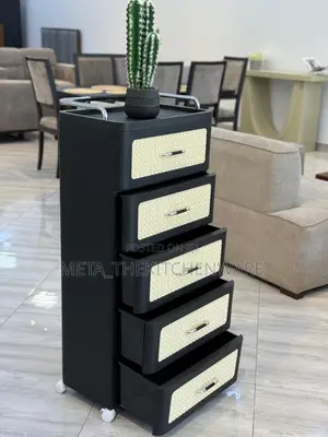 4 - Layer Multipurpose Plastic Storage Drawer With Wheels
