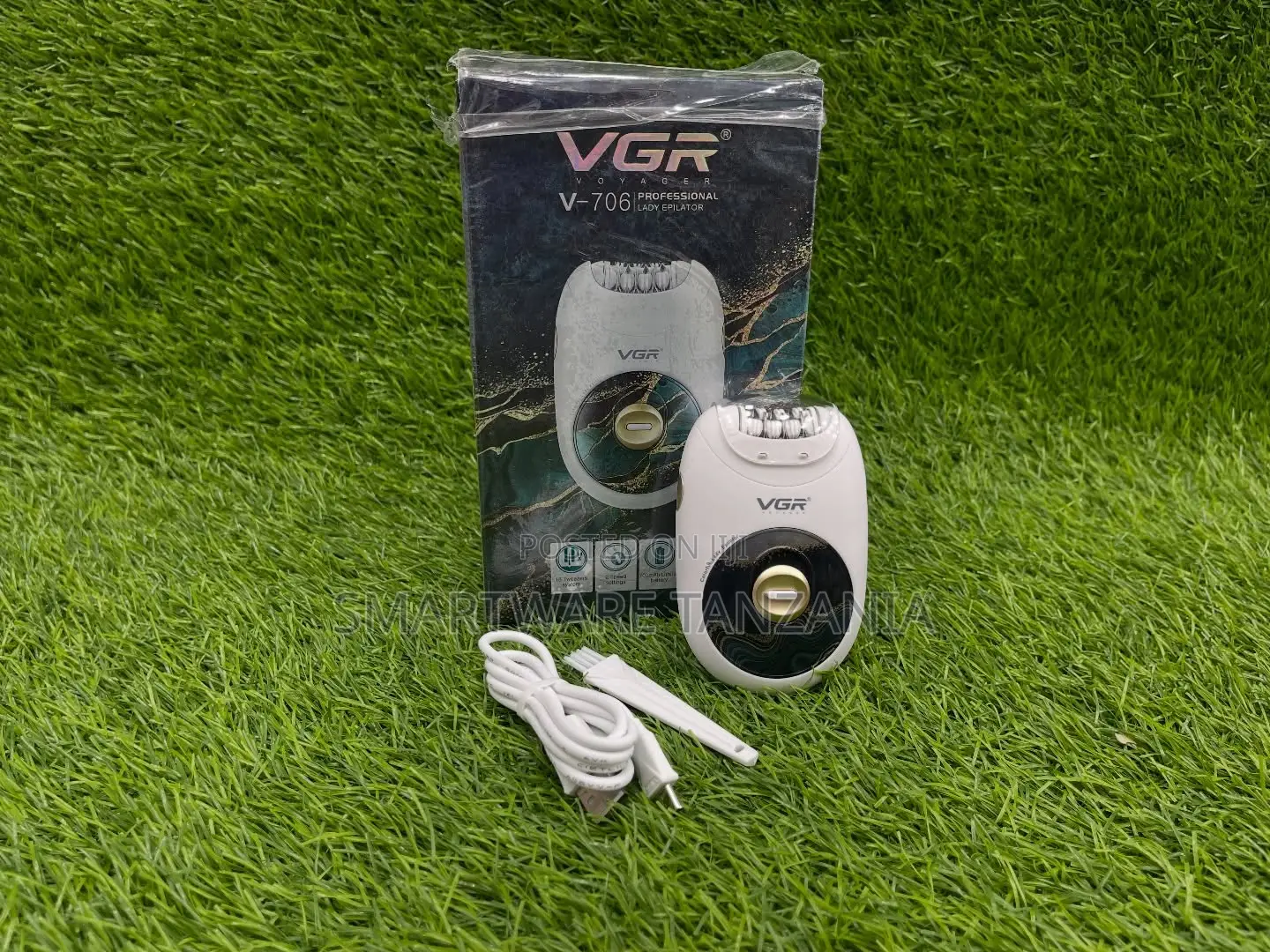 Vgr V-706 Women Epilator For Face, Legs, Underarms Bikini Area
