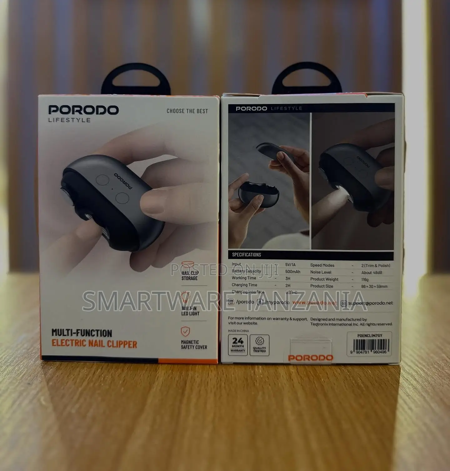 Porodo Lifestyle Multifunctional Electric Nail Clipper Trim Polish