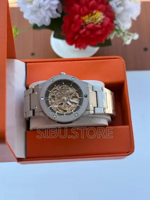 Silver Hublot Watch