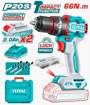 Compact Brushless Cordless Drill 20voltage