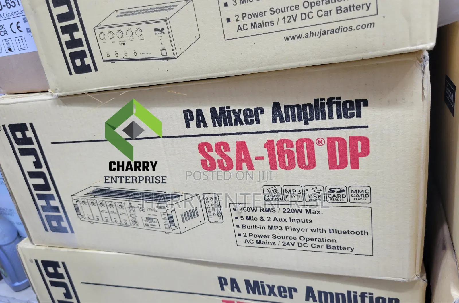 Ahuja Powerful Pa Mixer Amplifier Ssa 160 Dp 160w 5mic Inputs and USB
