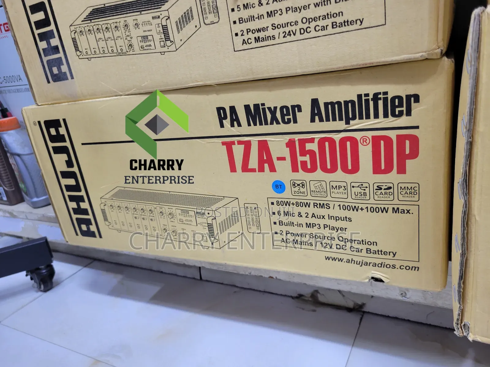 Ahuja Powerful Pa Mixer Amplifier Tza 1500 Dp 200w 2 Zone 6 Mic Inputs