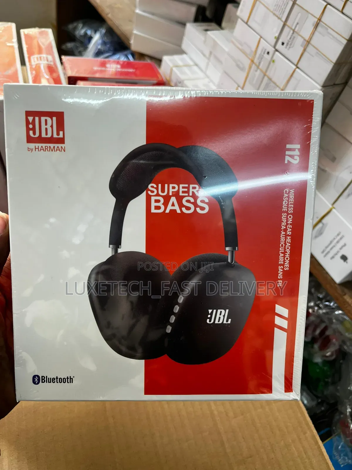 JBL 112 Super Bass Wireless on-Ear Headphones