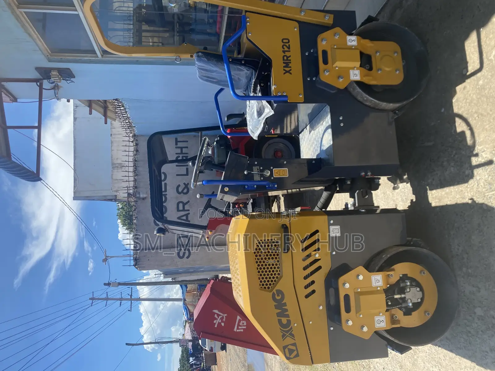 Driving Road Roller