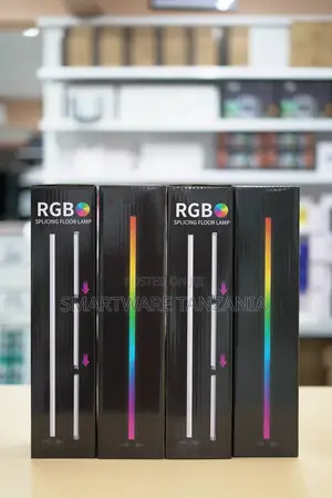RGB Splicing Floor Lamp With Color Changing Led for Gaming Rooms