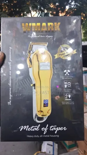 Wmark Professional Hair Clipper - Both Cord/Cordless Operation