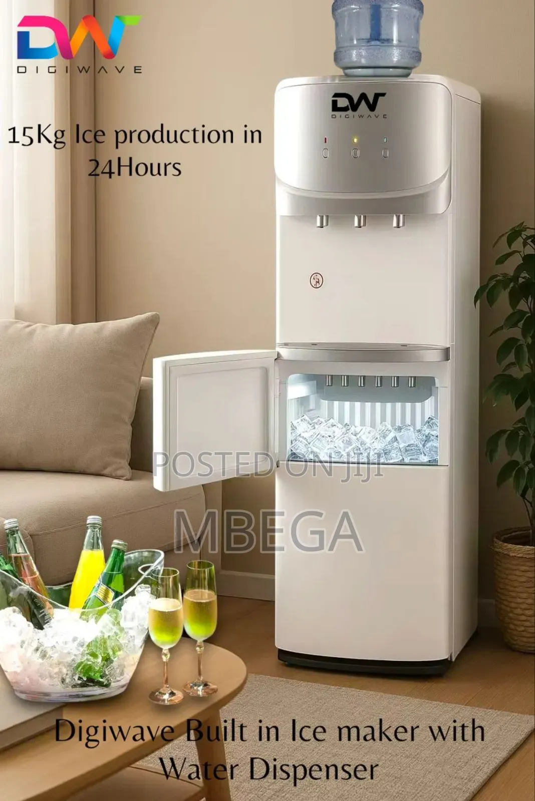 3tap Water Dispersion With Built in Ice Maker