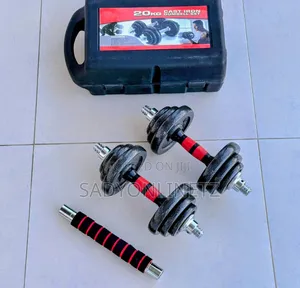 2 In 1 Dumbell Set 20kg With Connector