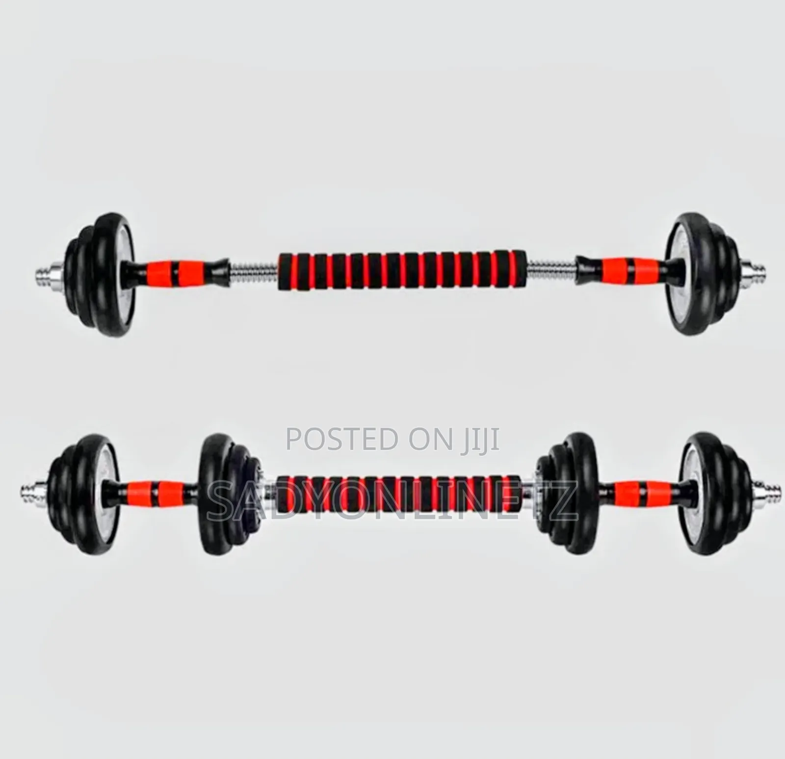 2 In 1 Dumbell Set 20kg With Connector