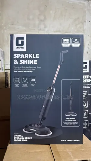 Geepas Digital Steam Scrub Floor Mop Gsc63077uk