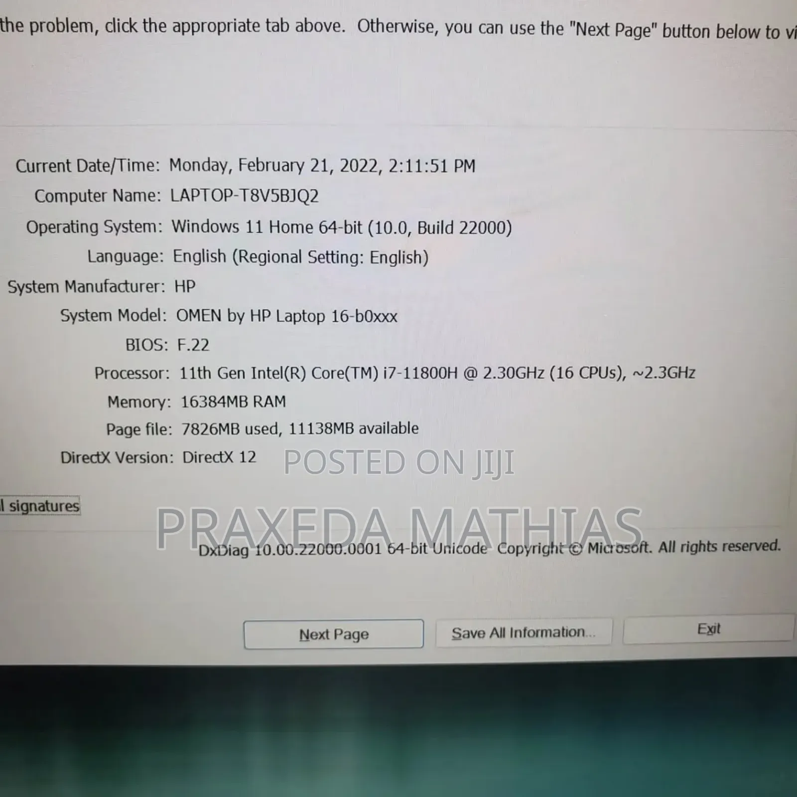 Laptop HP Omen 16 16GB Intel Core i7 SSD 512GB