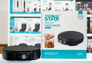 Winning Star St-9324 Electric Crepe Maker 1200w With Temperature Dial