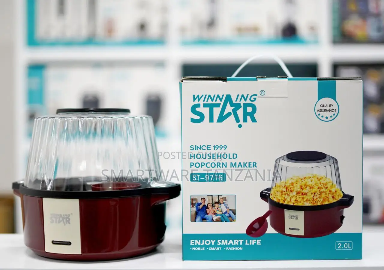 Winning Star St-9716 Electric Popcorn Maker 2.0l For Movie Nights
