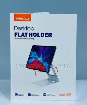 Recci Rho-m08 Desktop Tablet Holder With 90 Degree Adjustment
