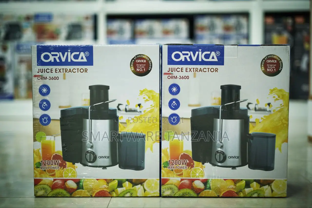 Orvica Orm-3600 Juice Extractor 1200w For Fresh Fruits And Veggies