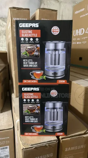 Geepas Electric Glass Kettle Model Gk38049n