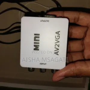 Av2vga Video Converter - Unganisha King’Amuzi Au Dvd Kwenye Monitor