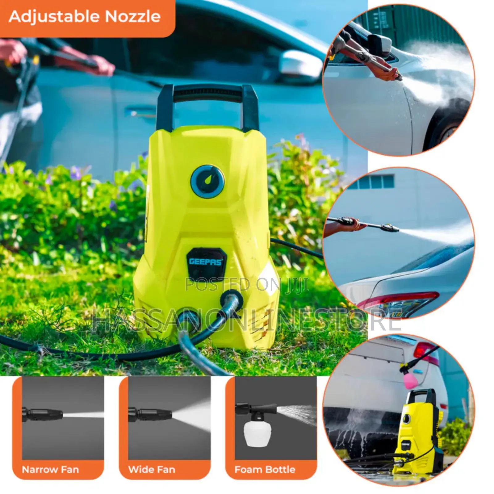 Geepas Gcw19029 2500w High Pressure Washer