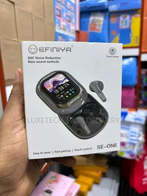 Efiniya Se-One Wireless Earbuds With a Touch Screen Charging Case