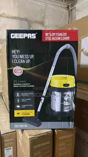 Geepas Gvc19011n Wet Dry Stainless Steel Vacuum Cleaner