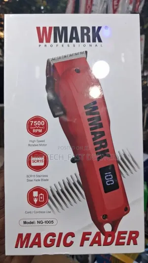 Wmark Ng-1005 Magic Fader Professional Hair Clipper (Cord/Cordless)