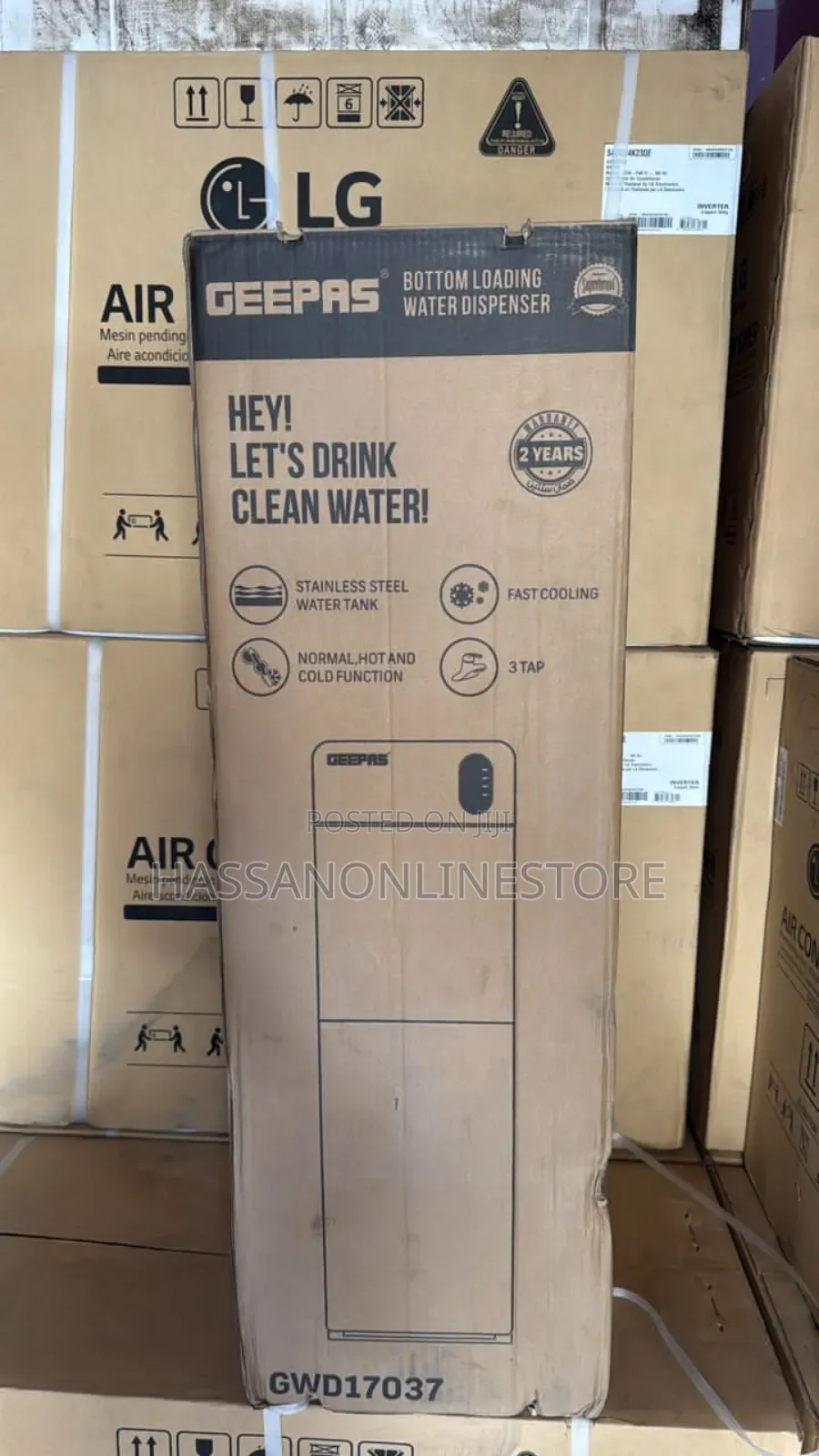 Geepas Gwd17037 Bottom-Loading Water Dispenser