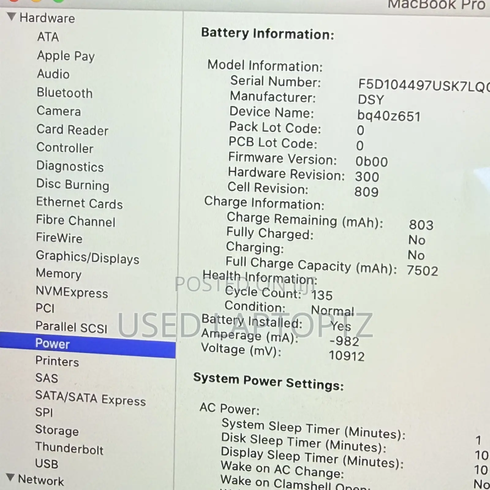 Laptop Apple MacBook 2019 64GB Intel Core I9 SSD 4T