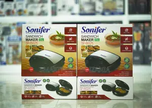 Sonifer Sf-6025 Electric Sandwich Maker 750w With Nonstick Plates