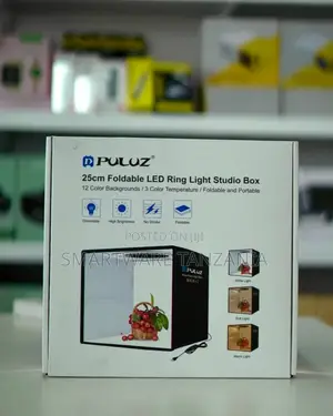 Puluz 10" Light Box 96 Led Studio Photography Portable Folding Light
