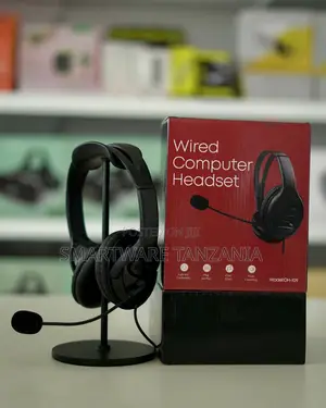 Oh-109 Wired Computer Headset With Noise Cancelling Mic Plug Play