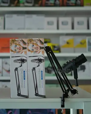 Professional Recording Microphone Boom Arm Stand Scissor Desk Mount