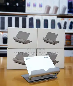Aluminum Foldable Phone Tablet Stand Adjustable Angle Desktop Holder