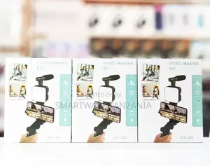 Ay-49 Video Making Kit With Tripod Microphone Led Light Phone Holder