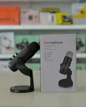 Usb Condenser Microphone Desktop Plug Play With Mute Volume Control