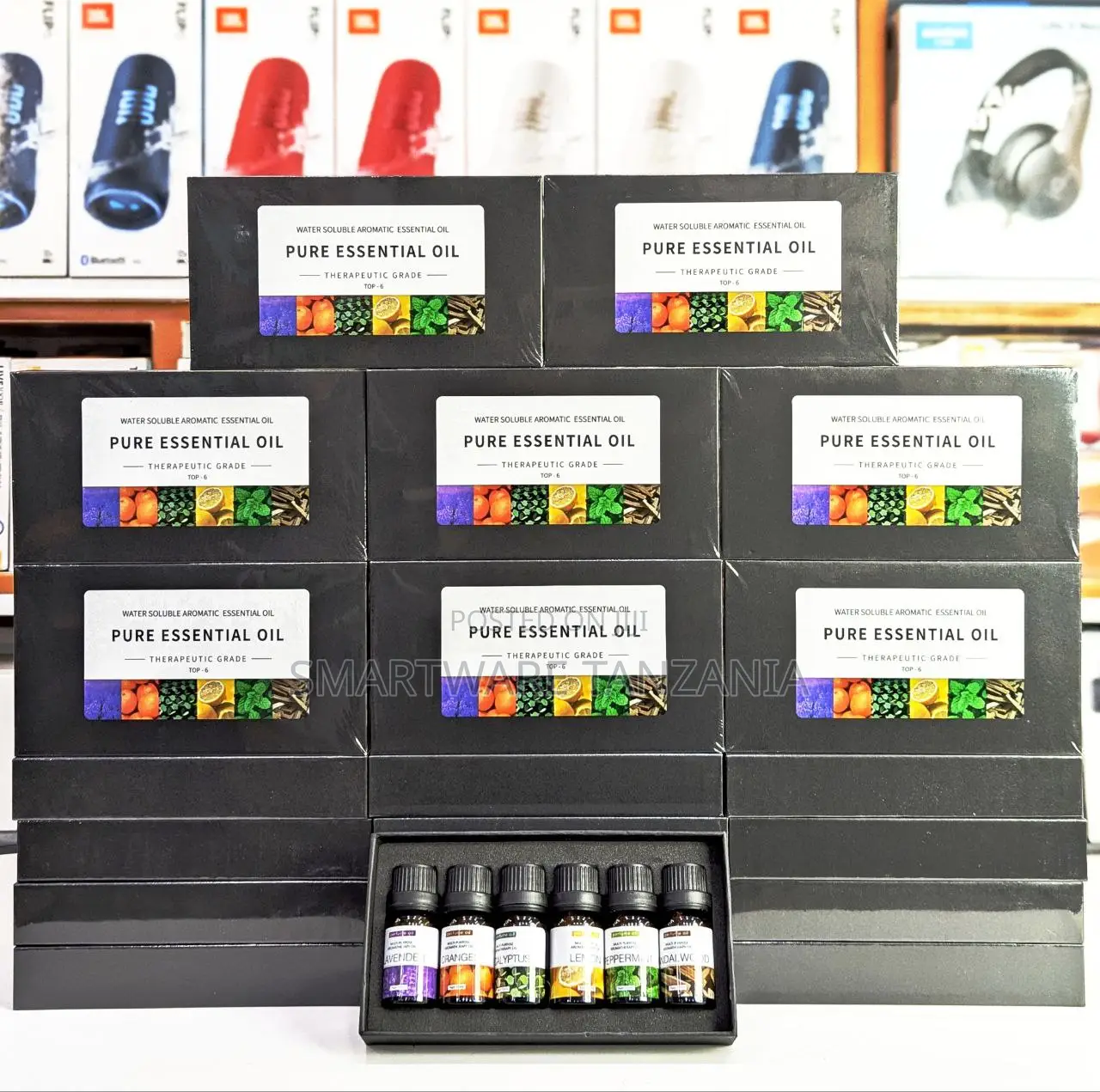 Pure Essential Oil Set Therapeutic Grade 6 Pack for Aromatherapy