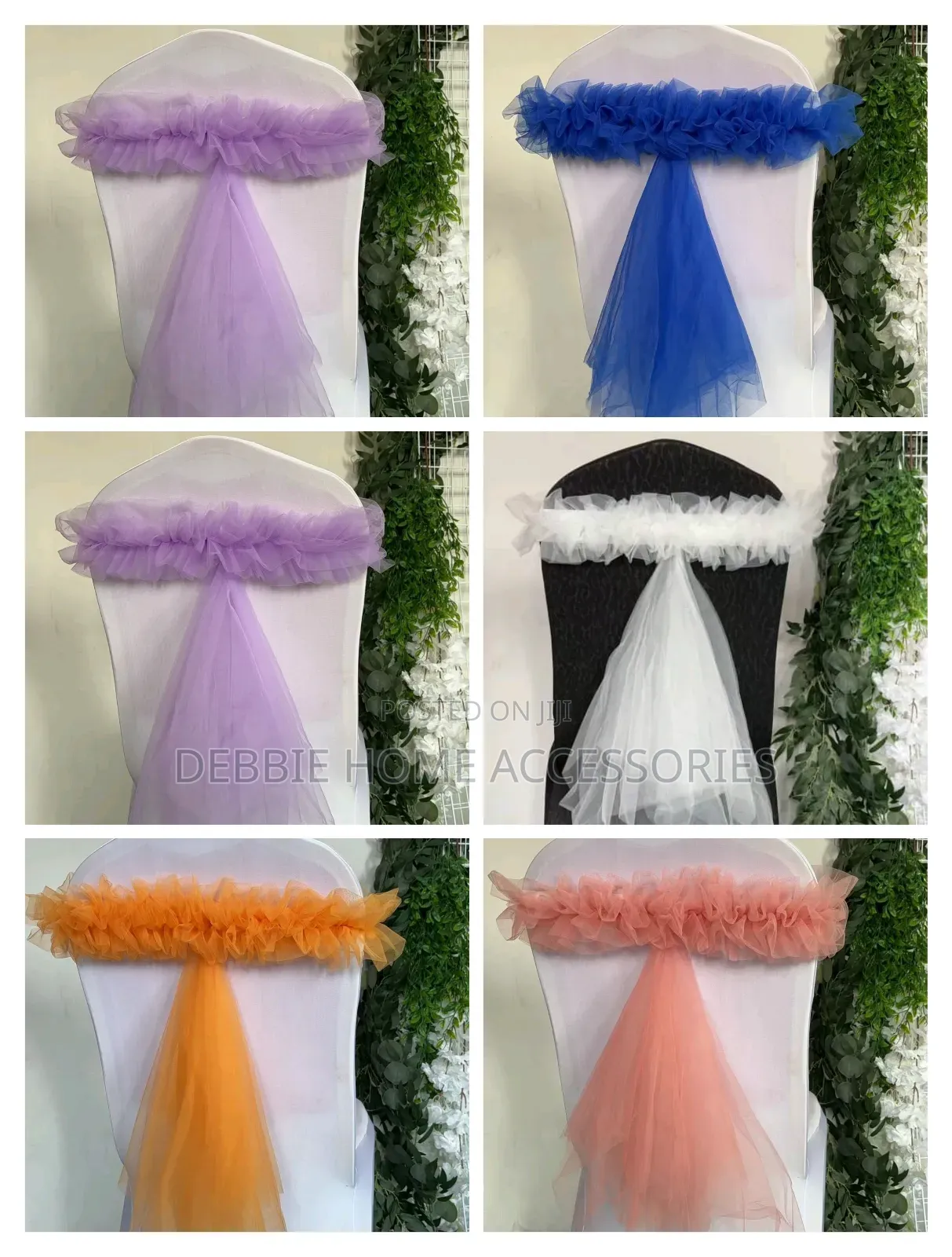 Chair Sash Available -10pcs