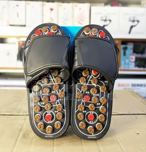 Acupressure Massage Slippers Reflexology Sandals With Rotating Nodes
